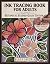 Ink Tracing Book for Adults - Botanical Stained Glass Edition by BLACK INKORIA