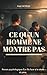 CE QU’UN HOMME NE MONTRE PAS : Roman psychologique d’un fils face à la chute du père: Ce que les hommes taisent, ce que les femmes portent, les leçons ... en regardant FORGE ALPHA. (French Edition)