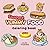 Sweet Yummy Food Coloring Book: Cute and Cozy Designs for Relaxation and Stress Relief (Simple Joys : Cozy&Easy Coloring Book)