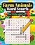 Farm Animals Word Search: Fun and Easy Puzzle Book with Cute Farm Animals, Big Letters, and Simple Words | Preschool Learning Activity with Solutions| Large Print |
