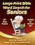 Bible Word Search for Seniors: Large Print Easy Puzzles for Relaxation, Brain Health & Spiritual Joy | 80 Faith-Based Word Search Games