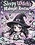 Sleepy Witch’s Midnight Routine: Cozy Creepy Coloring Page (Pastel Goth Witch Series)