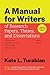 A Manual for Writers of Res...