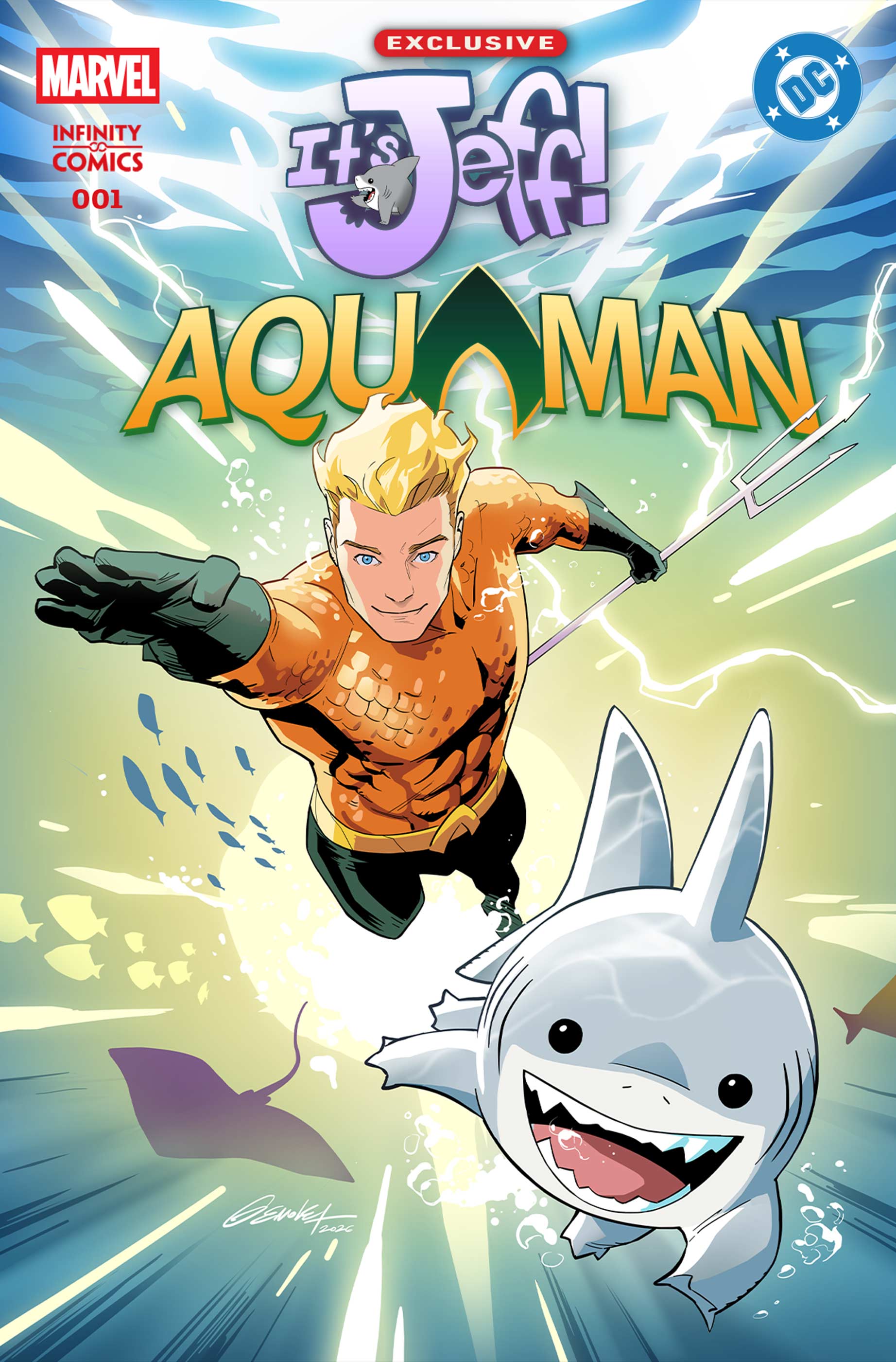 Marvel/DC: It's Jeff/Aquaman Infinity Comic (2026) #1