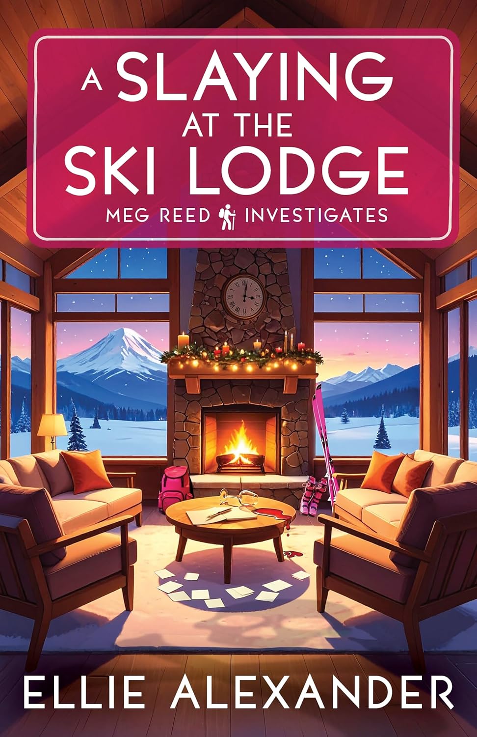 A Slaying at the Ski Lodge (Meg Reed Investigates Book 2)