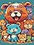 Simple cute animals coloring book for kids: Cute animals coloring book