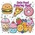 Cute Food Coloring Book: Super Cute and Easy Food, Drinks & Sweets | Bold and Fun Coloring Pages for Kids Ages 4-8