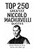 Top 250 Greatest Niccolò Machiavelli Quotes: Timeless Wisdom for Power, Success, and a Better Life (Great People Quote Series)