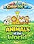 Color Me In: Animals of the World: 50 Fun Animals to Color with names on every page. Fun and educational coloring book for kids ages 3+
