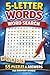 5 Letter Word Search: Puzzles For Adults, Seniors & Teens | 55 Puzzles & Solutions