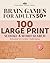 Brain Games for Adults 50+: 100 Large Print Sudoku & Word Search: Relaxing Yet Gently Challenging Puzzles (Volume 5)