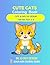 Cute Cats Coloring Book for Kids Ages 3-5: Fun and Easy Cat Designs with Coloring, Find Differences and Tracing Activities
