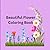 Beautiful Flower Coloring Book
