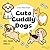 Cute Cuddly Dogs Coloring Book for Kids: Ages 3+ | 50 Easy Large Dog Illustrations | Simple & Fun Animal Coloring Pages for Toddlers and Preschoolers