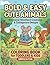 Bold and Easy Cute Animals Coloring Book: Simple and Fun Whimsical Woodland Creatures, Cottagecore Designs, and Thick Lines for Toddlers, Kids, and Beginners