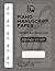 Piano Manuscript Paper with quick Music Guide Grand Staff