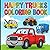 Happy Trucks Coloring Book: Adorable Dump Trucks and Pickups with Expressive Faces and Decorative Borders for Joyful Screen-Free Activities