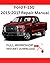 Ford F-150 2015–2017 Complete Repair in Pdf: Ford F-150 Repair Manual 2015 2016 2017, Maintenance Guide, Engine Repair, Transmission, Electrical Wiring Diagrams, Service Information
