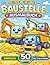 Meine erste Baustelle Ausmalbuch für 3 bis 6 jährige: Bagger, Kran, Betonmischer & LKW - extra dicke Linien für kleine Hände (Meine ersten Ausmalbücher) (German Edition)