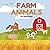 Farm Animals Coloring Book : Cute Farm Animals Coloring Pages For Kids (Big Bold Lines)