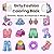 Girly Fashion Coloring Book: Bold and Easy Outfits, Dresses, Shoes & Accessories, Cute Trendy Coloring Pages, Girls Ages 4-12