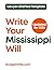 Write Your Mississippi Will