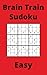 Red Brain Train Sudoku Book, 9x9 Puzzles, 300 Pages, 5x8, Easy