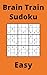 Orange Brain Train Sudoku Book, 9x9 Puzzles, 300 Pages, 5x8, Easy