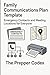 Family Communications Plan Template: Step-by-Step Instructions for Building a Communications Plan With Templates, Meeting Points, and Out-of-Area Contacts