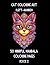 Cat Coloring Art (Left-Handed) 50 Mindful Mandala Coloring Pages Book 2: More Purrfect Mandala Cat Coloring (Left-handed Coloring Books for Left-handed People)