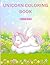 Unicorn Coloring Book .