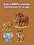 Easy wildlife animals coloring book for all ages