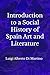 Introduction to a Social History of Spain Art and Literature