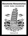 Monumentos Monocromáticos Libro para Colorear: 40 monumentos famosos para colorear – Libro relajante para adultos y adolescentes con líneas simples y diseño minimalista (Spanish Edition)