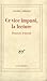 Ce vice impuni, la lecture (French Edition)