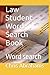 Law Student Word Search Book by Chris Abrahams