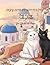 Cozy Cats of Santorini: Bold & Easy Coloring Book for Adults and Teens with Cute Relaxing Greek Island Scenes