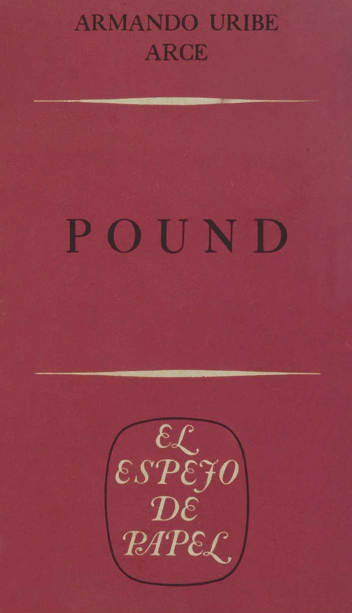 Portada de Pound, de Armando Uribe Arce