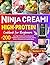 Ninja CREAMi High Protein Cookbook for Beginners: +200 Easy High-Protein Fitness Recipes for Delightful Frozen Treats: Ice Cream, Gelato, Sorbet, Milkshakes & Smoothie Bowls. Incl. Nutrition & Tips.
