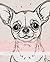 CHIHUAHUA: coloring book (Italian Edition)