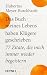 Das Buch meines Lebens habe...