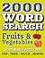 Fruits and Vegetables Word Puzzle book 2026 - 2027