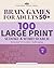 Brain Games for Adults 50+: 100 Large Print Sudoku & Word Search: Relaxing Yet Gently Challenging Puzzles (Volume 8)