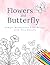 Coloring Book Flower and Butterfly by Simple Senior Studio