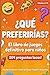 Tu préférerais ? Livre de j...