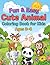 Learn and Color: Animal Coloring Book: Fun & Easy Coloring Book for Kids Ages 3–6