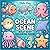 Ocean Scene: Bold and Easy Coloring Book for Adults and Kids: 44 Big Bold and Easy Kawaii Sea Life Designs Featuring Cute Ocean Creatures for Stress Relief and Relaxation