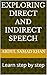 Exploring direct and indirect speech : Learn step by step