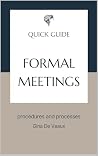 Formal Meetings: ...