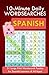 10-Minute Daily Wordsearches (Spanish): 31 Large Print Wordsearch Puzzles for Learners of All Ages (Wordsearch-A-Day)
